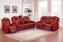 Load image into Gallery viewer, Dearborn Red Sofa &amp; Loveseat &amp; Chair