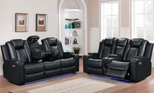 Load image into Gallery viewer, Dearborn Black Sofa &amp; Loveseat