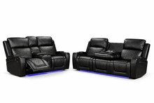 Load image into Gallery viewer, Detroit Black Sofa &amp; Loveseat
