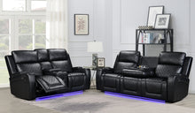 Load image into Gallery viewer, Detroit Black Sofa &amp; Loveseat