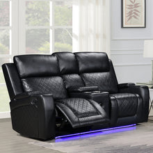 Load image into Gallery viewer, Detroit Black Sofa &amp; Loveseat