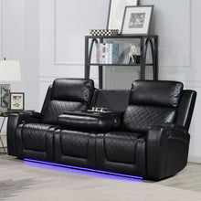 Load image into Gallery viewer, Detroit Black Sofa &amp; Loveseat &amp; Chair