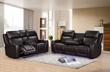 Load image into Gallery viewer, Detroit Brown Sofa &amp; Loveseat