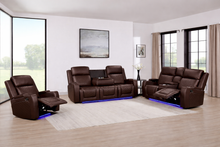 Load image into Gallery viewer, Detroit Brown Sofa &amp; Loveseat &amp; Chair