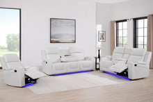 Load image into Gallery viewer, Detroit White Sofa &amp; Loveseat &amp; Chair