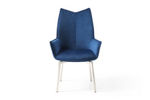 Load image into Gallery viewer, ESF 1218 swivel dining chair Navy Blue Fabric