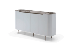 Load image into Gallery viewer, ESF 93 Dining Table with 1442 Chairs and 8010 buffet Set