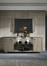 Load image into Gallery viewer, ESF Volare 4 Door buffet w/ mirror GREY