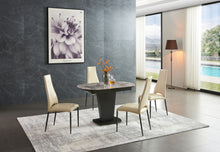 Load image into Gallery viewer, ESF 2417 Marble Table Grey with 3405 Chairs Cream