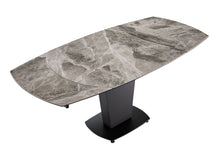 Load image into Gallery viewer, ESF 2417 Marble Table Grey with 3405 Chairs Cream