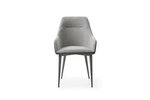 Load image into Gallery viewer, ESF 9087 Table Dark grey with 1254 chairs and Vulcano Buffet/mirror