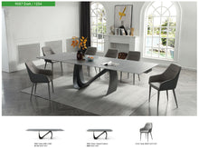Load image into Gallery viewer, ESF 9087 Table Dark grey with 1254 chairs and Vulcano Buffet/mirror