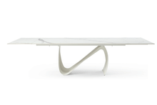 Load image into Gallery viewer, ESF 9087 Table White with 1218 swivel blue chair