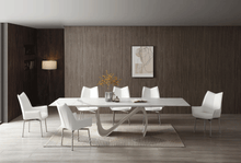 Load image into Gallery viewer, ESF 9087 Table White with 1218 swivel white chair
