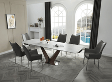Load image into Gallery viewer, ESF 9188 Table with 1218 Swivel dark grey chairs