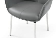 Load image into Gallery viewer, ESF 9188 Table with 1218 Swivel dark grey chairs