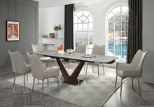 Load image into Gallery viewer, ESF 9188 Table with 1218 swivel grey taupe chairs