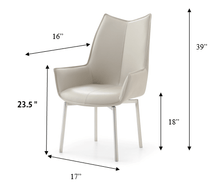 Load image into Gallery viewer, ESF 9188 Table with 1218 swivel grey taupe chairs