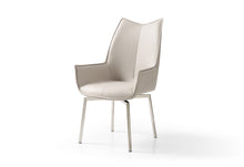 Load image into Gallery viewer, ESF 9188 Table with 1218 swivel grey taupe chairs