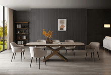 Load image into Gallery viewer, ESF 9368 Table Taupe with 1117 chairs