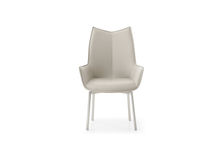 Load image into Gallery viewer, ESF 9436 Dining Table with 1218 swivel grey taupe chairs