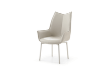 Load image into Gallery viewer, ESF 9436 Dining Table with 1218 swivel grey taupe chairs