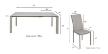 Load image into Gallery viewer, ESF Aurora Grey Dining set