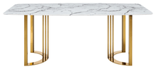 Load image into Gallery viewer, ESF 131 Gold Marble Dining