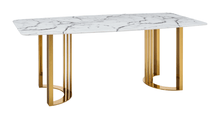 Load image into Gallery viewer, ESF 131 Gold Marble Dining
