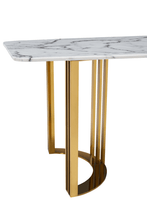 Load image into Gallery viewer, ESF 131 Gold Marble Dining