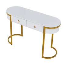 Load image into Gallery viewer, ESF 131 Gold Marble Dining