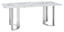 Load image into Gallery viewer, ESF 131 Silver Marble Dining