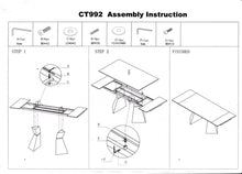 Load image into Gallery viewer, ESF 992 Dining Table with 1218 chairs