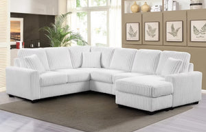 Lyon White RAF Chaise Sectional