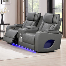 Load image into Gallery viewer, Hialeah Gray Sofa &amp; Loveseat