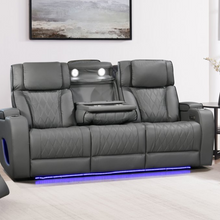 Load image into Gallery viewer, Hialeah Gray Sofa &amp; Loveseat