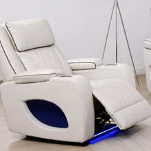 Load image into Gallery viewer, Hialeah White Sofa &amp; Loveseat &amp; Chair