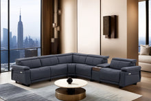 Load image into Gallery viewer, Phoenix Black 6-pc Sectional New