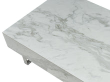 Load image into Gallery viewer, ESF 1498 White marble Coffee Table
