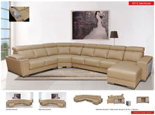 Load image into Gallery viewer, ESF 8312 Sectional with Sliding Seats