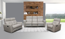 Load image into Gallery viewer, ESF 8501 Light Grey Loveseat w/Manual Recliners