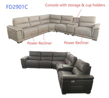 Load image into Gallery viewer, ESF 2901 Sectional w/recliner