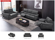 Load image into Gallery viewer, ESF 2934 Dark Grey Sofa w/ electric recliners