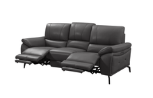 Load image into Gallery viewer, ESF 2934 Dark Grey Sofa w/ electric recliners