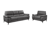 Load image into Gallery viewer, ESF 2934 Dark Grey Loveseat w/ electric recliners