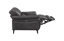 Load image into Gallery viewer, ESF 2934 Dark Grey Sofa w/ electric recliners