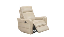 Load image into Gallery viewer, ESF 3517 Cream Loveseat w/ manual recliners