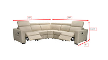Load image into Gallery viewer, ESF 6021 Grey Sectional and armchair w/ manual recliners