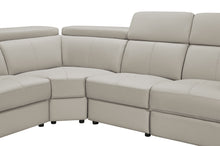 Load image into Gallery viewer, ESF 6021 Grey Sectional and armchair w/ manual recliners