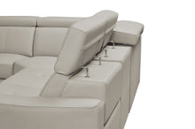 Load image into Gallery viewer, ESF 6021 Grey Sectional and armchair w/ manual recliners
